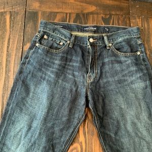 Dark Wash Lucky Brand 221 Original Straight Jeans